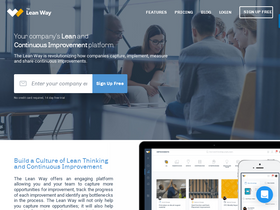 'theleanway.net' screenshot