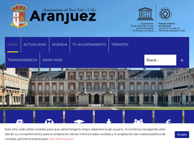 'aranjuez.es' screenshot