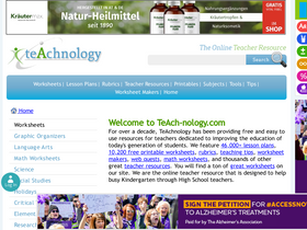 'teach-nology.com' screenshot