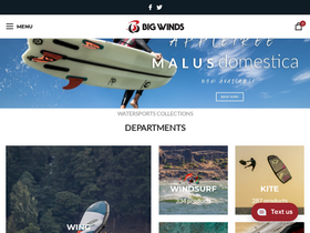 'bigwinds.com' screenshot