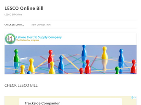 'lesco.com.pk' screenshot