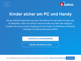 'salfeld.de' screenshot