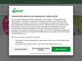 'leiner.at' screenshot