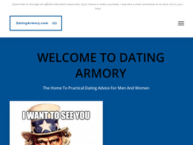 'datingarmory.com' screenshot
