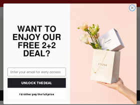 Shopayuna homepage screenshot