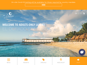 'eldoradosparesorts.com' screenshot