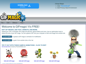 GIFmagic --- Free On-Line Image Editor for Animated GIFs