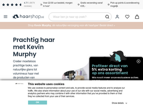 'haarshop.nl' screenshot