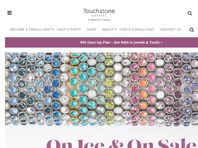 'touchstonecrystal.com' screenshot
