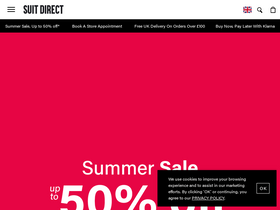 'suitdirect.co.uk' screenshot