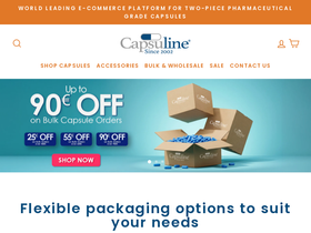 Capsuline homepage screenshot