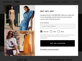 'revolveclothing.com.au' screenshot