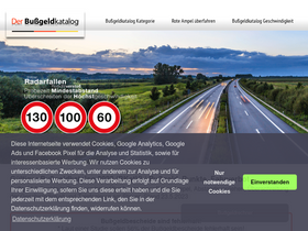 'derbussgeldkatalog.de' screenshot