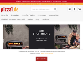 'pizza1.de' screenshot