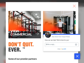 'torquefitness.com' screenshot