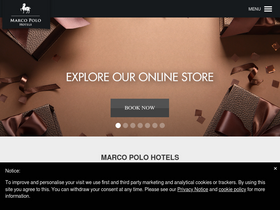 'marcopolohotels.com' screenshot