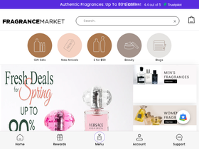 FragranceMarket.com homepage screenshot
