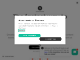 'shorthand.com' screenshot
