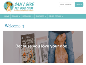 'canigivemydog.com' screenshot