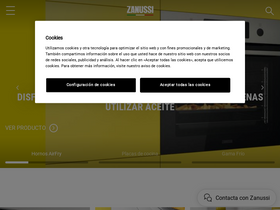 'zanussi.es' screenshot