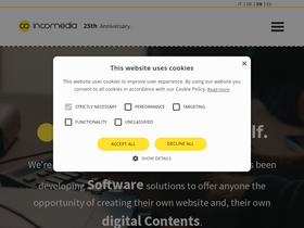 'incomedia.eu' screenshot