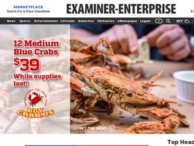 'examiner-enterprise.com' screenshot