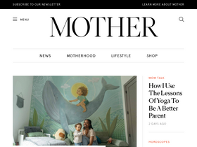 'mothermag.com' screenshot