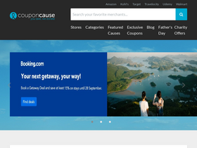 'couponcause.com' screenshot