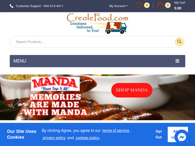 'creolefood.com' screenshot