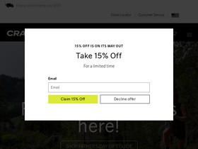 'craftsports.us' screenshot