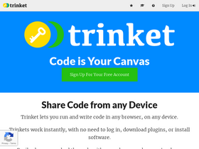'trinket.io' screenshot