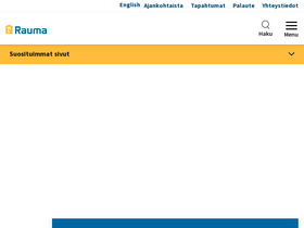 'rauma.fi' screenshot