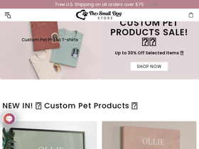 Thesmalldog Store homepage screenshot