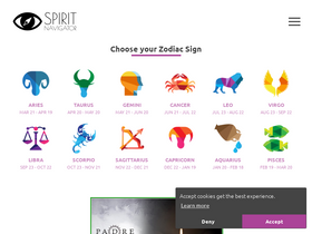 'spiritnavigator.com' screenshot