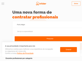 'triider.com.br' screenshot