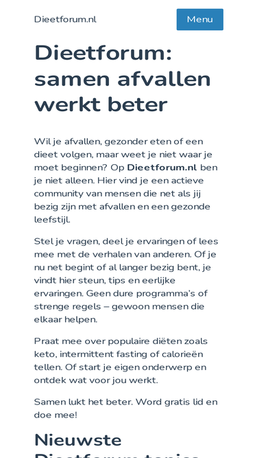 dieetforum.nl