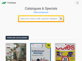 '1catalogue.com.au' screenshot