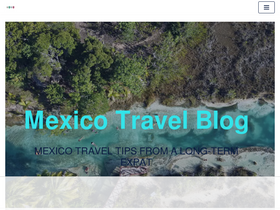 'mexicotravel.blog' screenshot