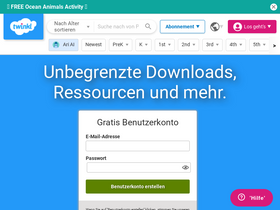 'twinkl.de' screenshot