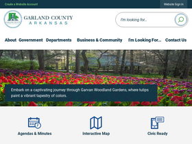 'garlandcounty.org' screenshot