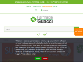 'farmaciaguacci.it' screenshot