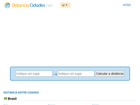 'distanciacidades.net' screenshot