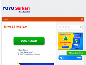 'yoyosarkari.com' screenshot