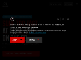 'mobilevikings.be' screenshot