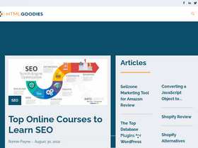 'htmlgoodies.com' screenshot