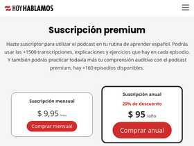 'hoyhablamos.com' screenshot