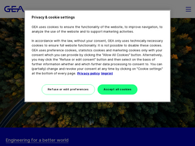 'gea.com' screenshot
