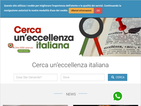 'eccellenzeitaliane.com' screenshot