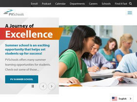 'pvschools.net' screenshot