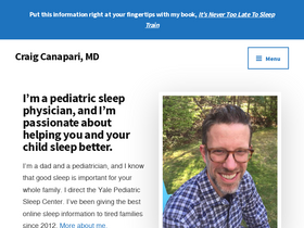 'drcraigcanapari.com' screenshot